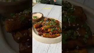 Honey Chilli Paneer Fries 🍟 delicious super yummy vegetarian snack / appetiser!