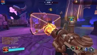Forgefire doesn't work through shields.