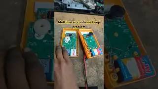 multimeter continuous beep problem | MULTIMETER REPAIR  #shortvideo #multimeter
