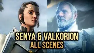 SWTOR Рыцари Павшей Империи - Сенья и Валькорион (все сцены)