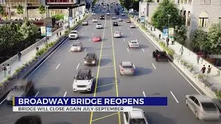 Broadway Bridge reopens for now