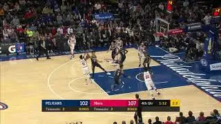 Final Minutes, New Orleans Pelicans vs Philadelphia 76ers, 12/13/19 | Smart Highlights