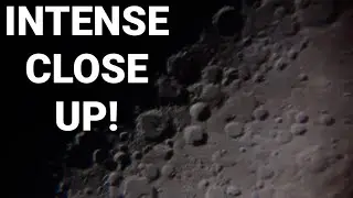 🔴LIVE Moon Through Telescope 🌙 | First Quarter Moon | Real-Time Craters & Shadows