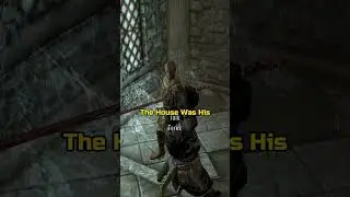 A Homeless Man Took My Skyrim House! #gaming #skyrim #shorts