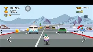 Retro Highway - Rocky Mounts High Score 9,812m