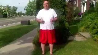 Lou Schizas and his red metallic pants