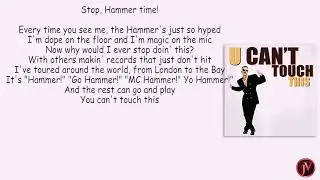 MC Hammer - U Can t Touch This - LYRICS