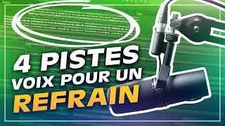 J'UTILISE 4 PISTES DE VOIX POUR CE REFRAIN