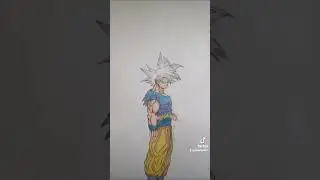 lo pude pintar #goku #dragonball #ultrainstinto #edit