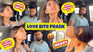 PRANK* Lovebite prank / hickey prank on husband prank gone extreme @arpitkhajuria7776 #hickeyprank
