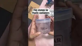 How to Stamp on Plastic Containers | Permanent Logo Stamping Hack for Cloud Kitchen & Small Business