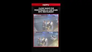 On Camera, Drunk Driver Jumps Divider, Crashes Car Into Bengaluru Restaurant