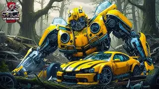 ASMR Full Restoration of Bumblebee Transformers Car | Extreme Abandoned Rebuild