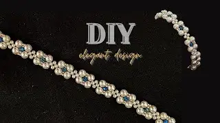 elegant design for bracelet making. beaded bracelet pattern. DIY bracelet