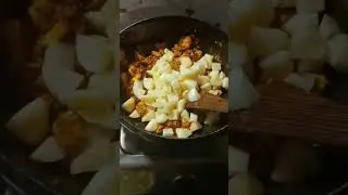 val papdi aloo chicken#chicken #sabji #reciepe #food #viralvideo #mykitchen #cooking