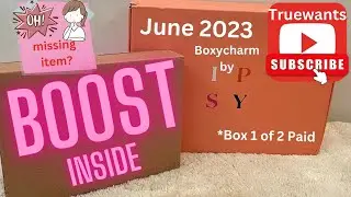IPSY June 2023 Boxycharm Box 1 of 2 Paid $30 & Boost Paid $15 for ND Palette $69 Value! Missing Item