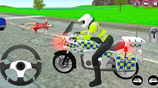 Police motorbike simulator 3d &ndash; police Chase Mission Funny bike games videos &ndash; Android Gameplay