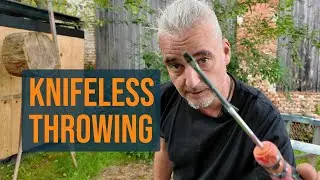 No-Spin Knife Throwing WITHOUT a Knife (Flathead Screwdriver Method)