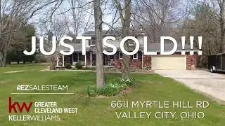 Just Sold! 6611 Myrtle Hill Rd Valley City Ohio