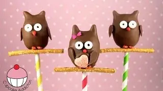 How to make Owl Cake Pops by Cupcake Addiction