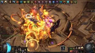 Path Of Exile: Pyroclast mine vs Drox the Warlord