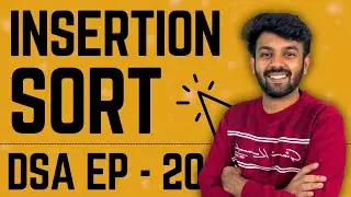 Insertion Sort Algorithm | Data Structures & Algorithms | Ep-20 DSA Mastery | code io - Tamil