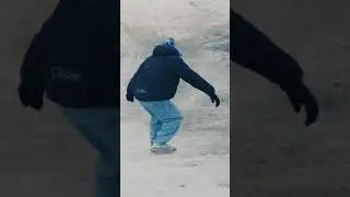 Gino K&ouml;rner Snowskate Hillbomb  #shorts #snowskating #snowskate