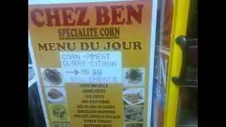 Chez Ben in Rose-Hill (Corn Speciality & other menus available)
