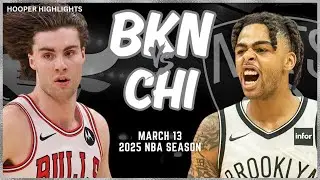 Brooklyn Nets vs Chicago Bulls Full Game Highlights | Mar 13 | 2025 NBA Season
