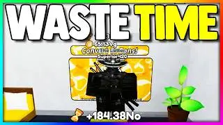 Я стал профессионалом в Roblox Waste Time...