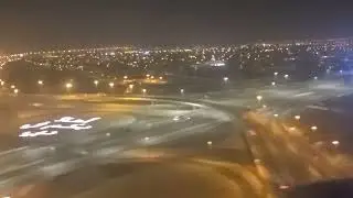 DUBAI BOUND! Early Morning Flight Landing 4 AM | Aerial Views of Dubai