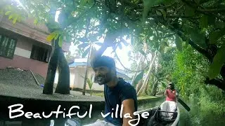 This is how it looks Alleppey villages in back water kerala