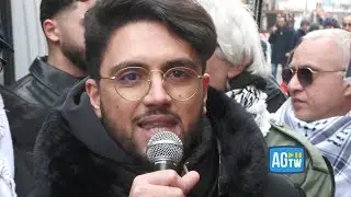 Milano, al corteo pro Pal il figlio di Hannoun: &laquo;Non ci fermeranno incarcerando mio padre&raquo;