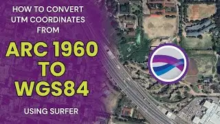 How to convert UTM coordinates from Arc 1960 to WGS84 using Surfer