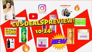CVS COUPONING THIS WEEK! CVS DEALS PREVIEW! 10/24-10/30! WATCH OUT FOR NEW ITEMS!