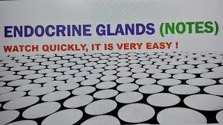 Class-10th Biology Chapter (Endocrine Glands) Endocrine System
