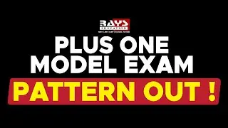 PLUS ONE LATEST UPDATE | MODEL EXAM PATTERN OUT | PUBLIC EXAM 2025 | RAYS EDUCATION