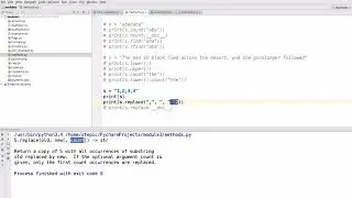 Python: основы и применение / Стандартные методы и функции для строк (шаг 4)