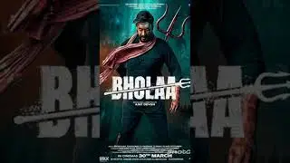 bhola new movie 🍿 poster 😮 vijay sir action seen ll bhola movie shorts#bhola#shorts#viral#movie