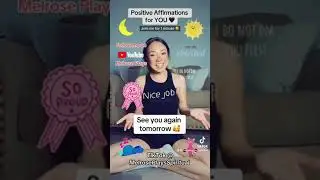 Positive Affirmations with Full Body Tapping for YOU 🖤 June 24, Day 24
