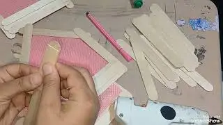 تعليقة مفاتيح من اعواد الايس كريم سهله وبسيطه