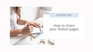 How to share your Notion pages