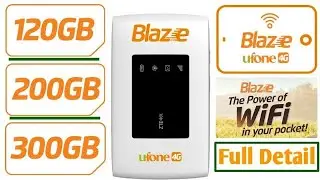 Ufone 4G Wifi Device || ZTE MF920U || Ufone 4G Device Unboxing & Review