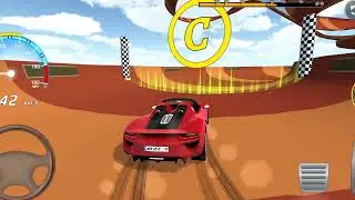 Mega Ramps: Car Stunt Games GT Stunt Level 14 completed by 'RED FERRARI CAR '| Android Gameplay |