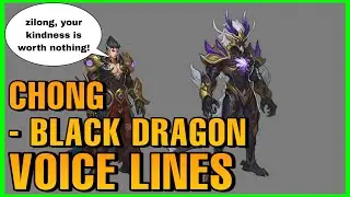 NEW HERO - CHONG BLACK DRAGON/YU ZHONG VOICE LINES | MOBILE LEGENDS