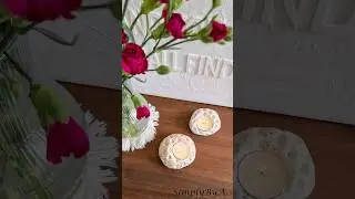 Create a Stunning Tealight Holder with Air Dry Clay | DIY Tutorial #diy #airdryclay #claycrafts