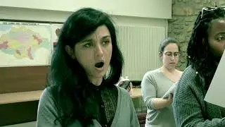 La Passion selon Marie / r&eacute;p&eacute;tition avec Clara Meloni