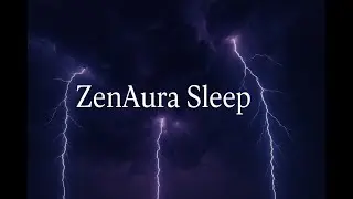 ZenAura Sleep – Thunderstorm Ambience ⚡🌧️ Derin Uyku • Meditasyon • Odak (2 Saat)