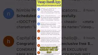 Temp Email App, Free, safe and anonymous email