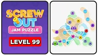 Screw Out: Pin Jam Puzzle Level 99 Game Answers || Unscrew It: Nuts & Bolts Jam Puzzle
